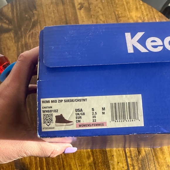 Keds Suede Brown Sneakers with White Sole